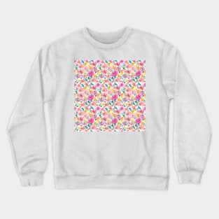 Flirty floral watercolour small Crewneck Sweatshirt